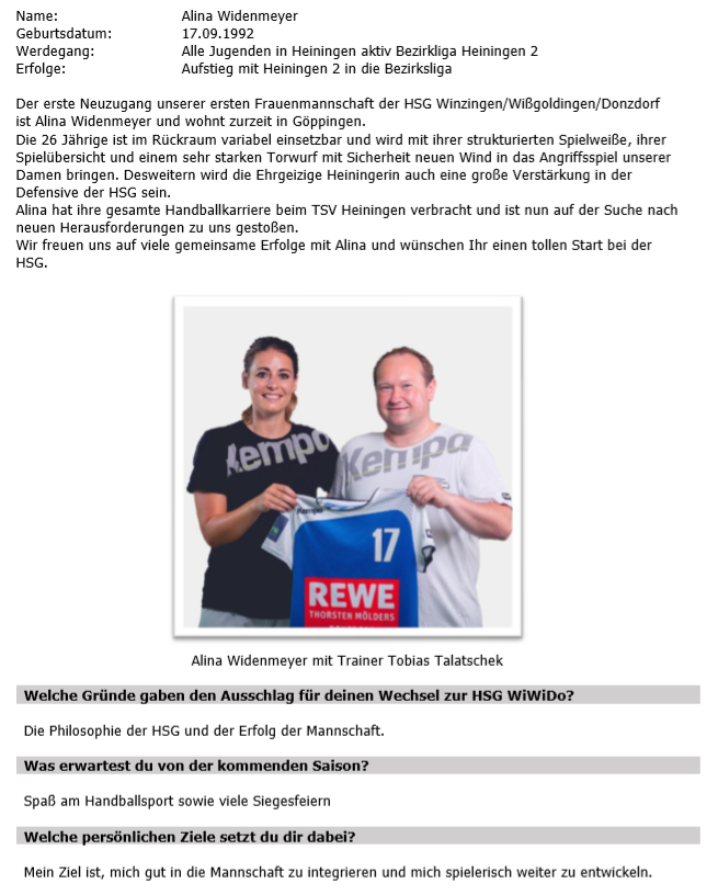 Neuzugang